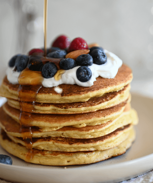 Mini Banana Oat Pancakes